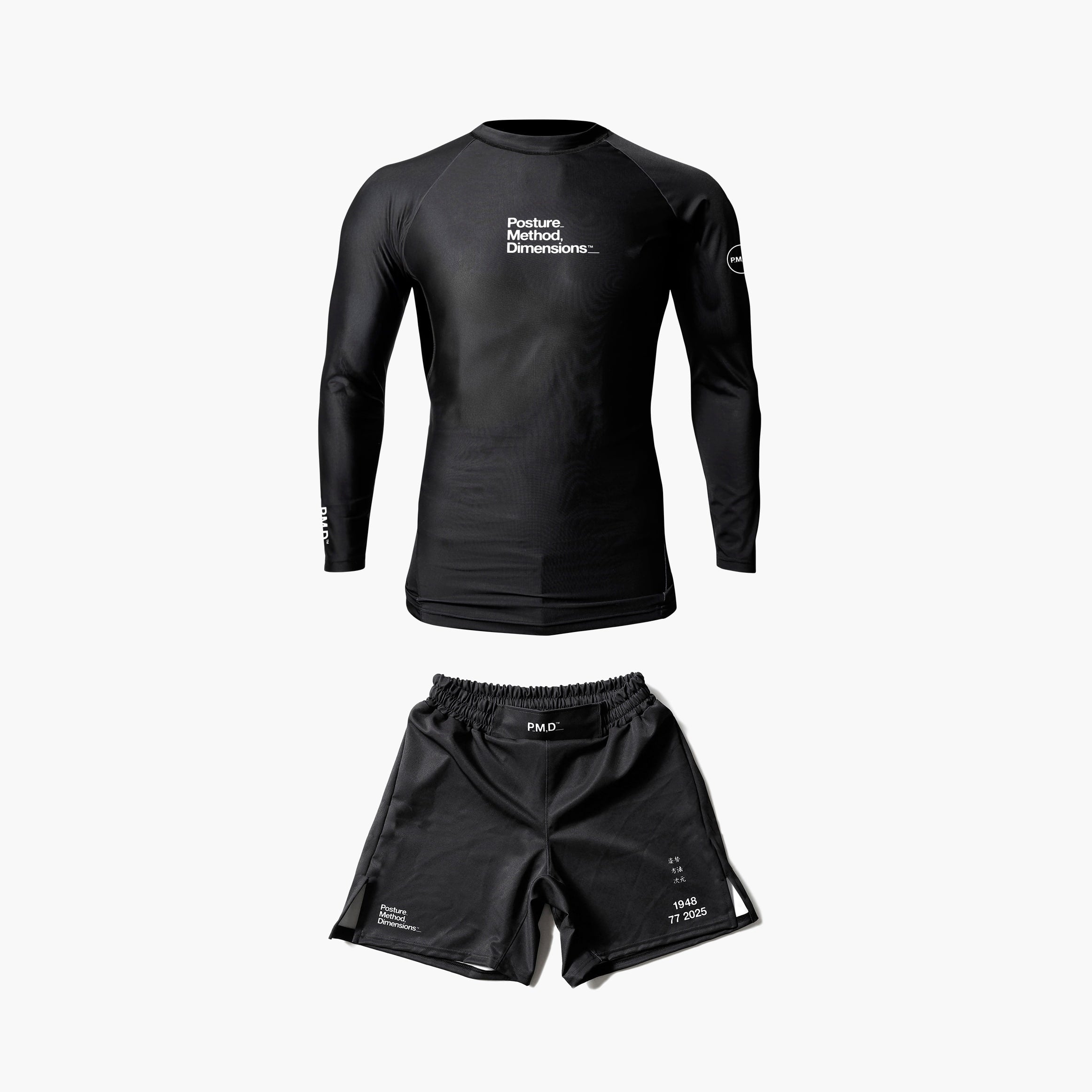 【セット割引】RASHGUARD(LS) & FIGHT SHORTS