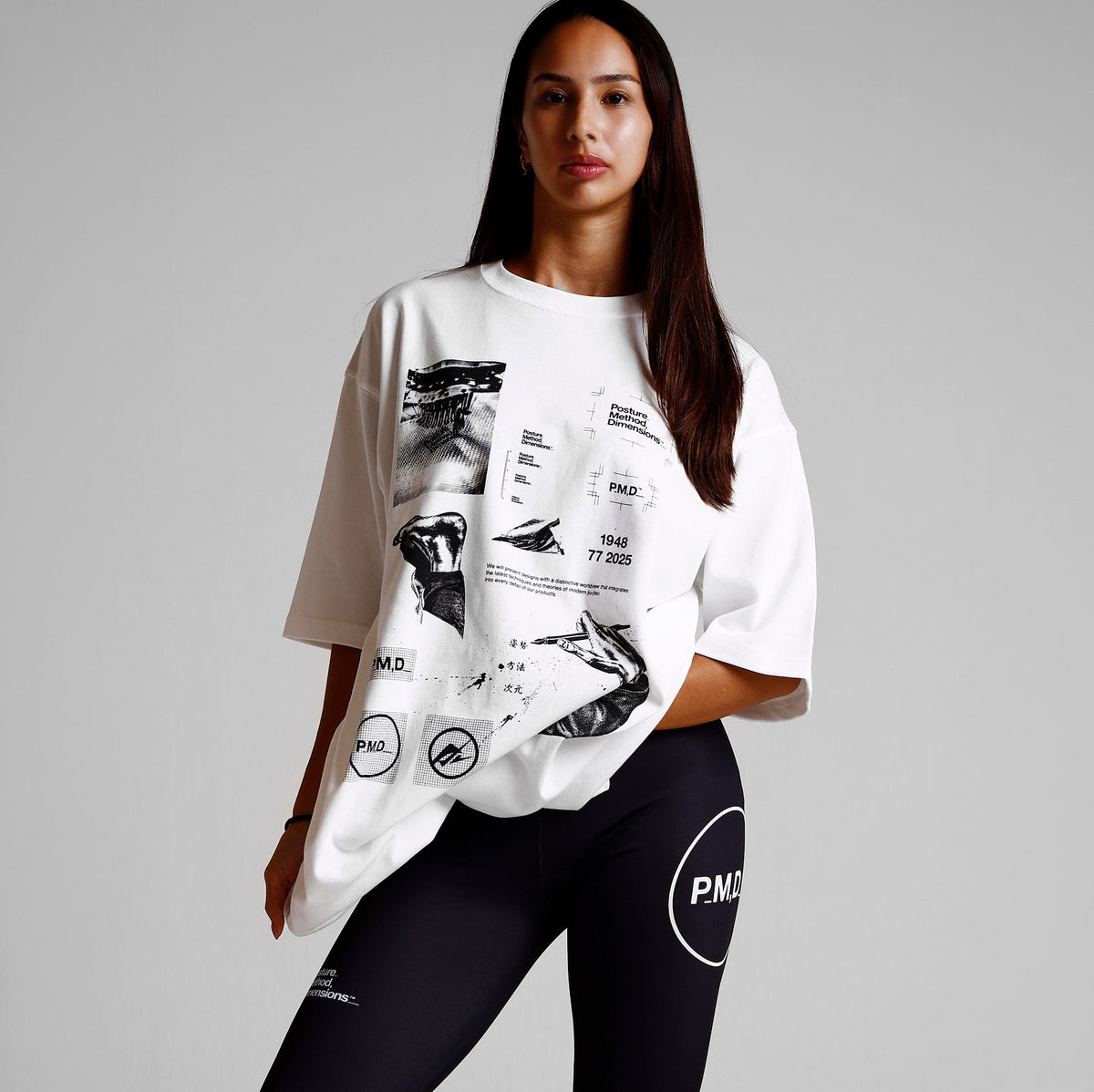 METHOD COTTON TEE / White