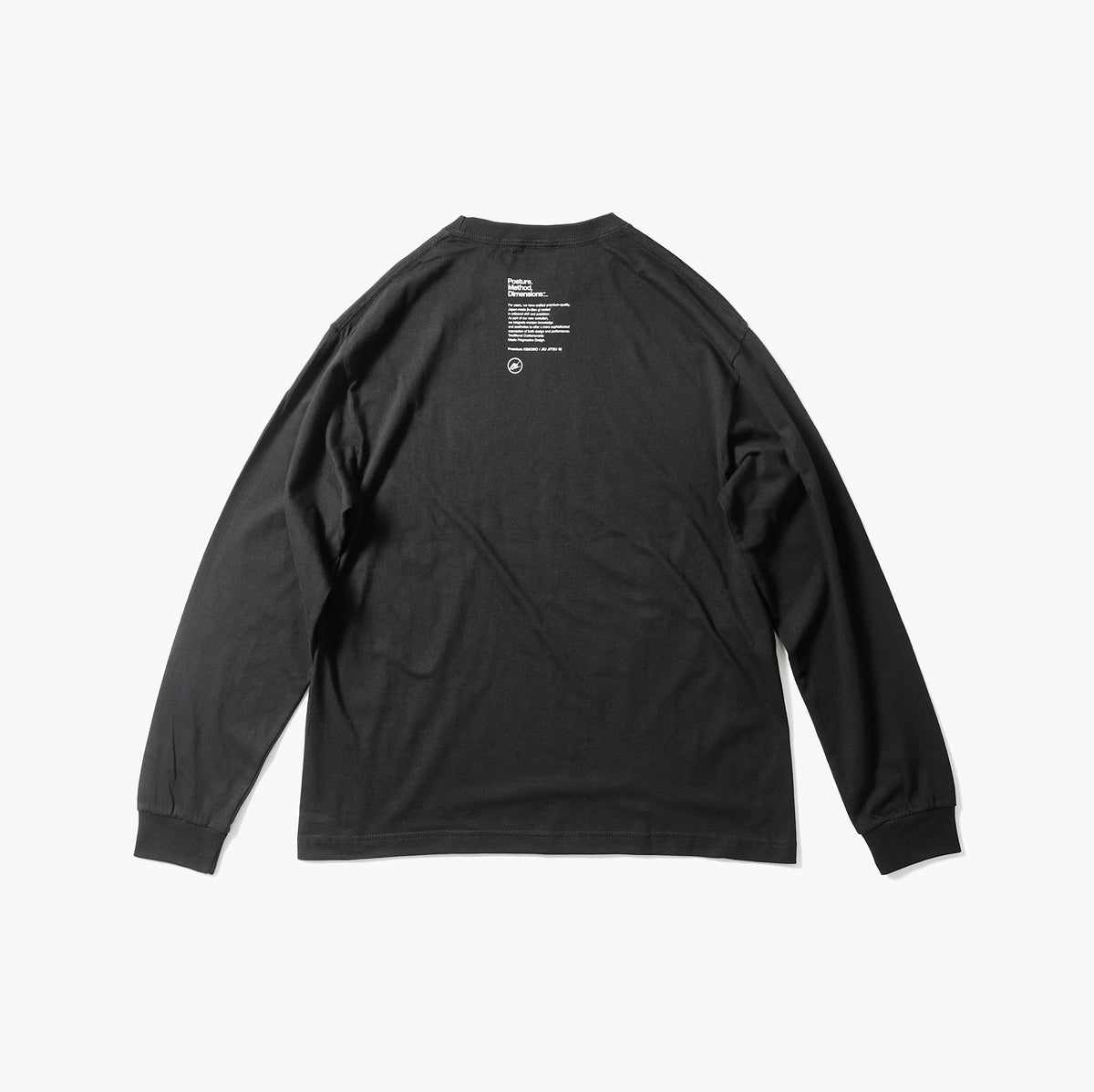 BASIC LOGO LONGSLEEVE / Black