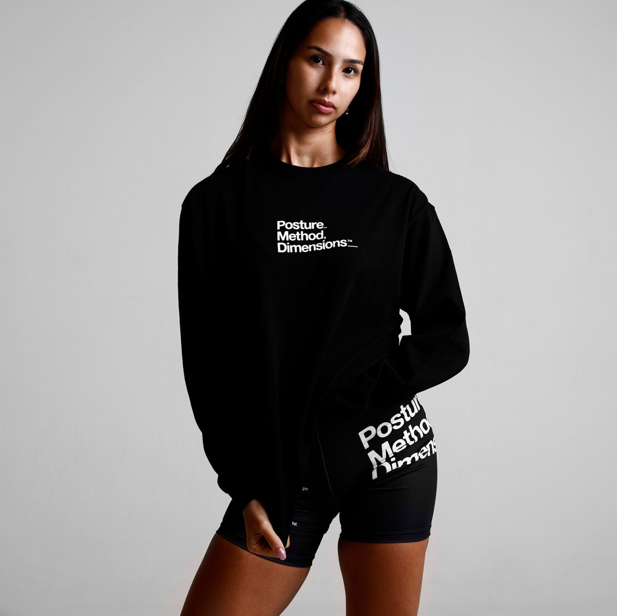 BASIC LOGO LONGSLEEVE / Black