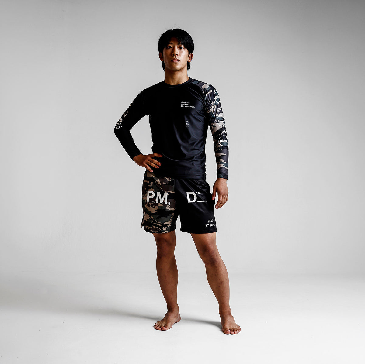 BJJ CAMO LS RASHGUARD