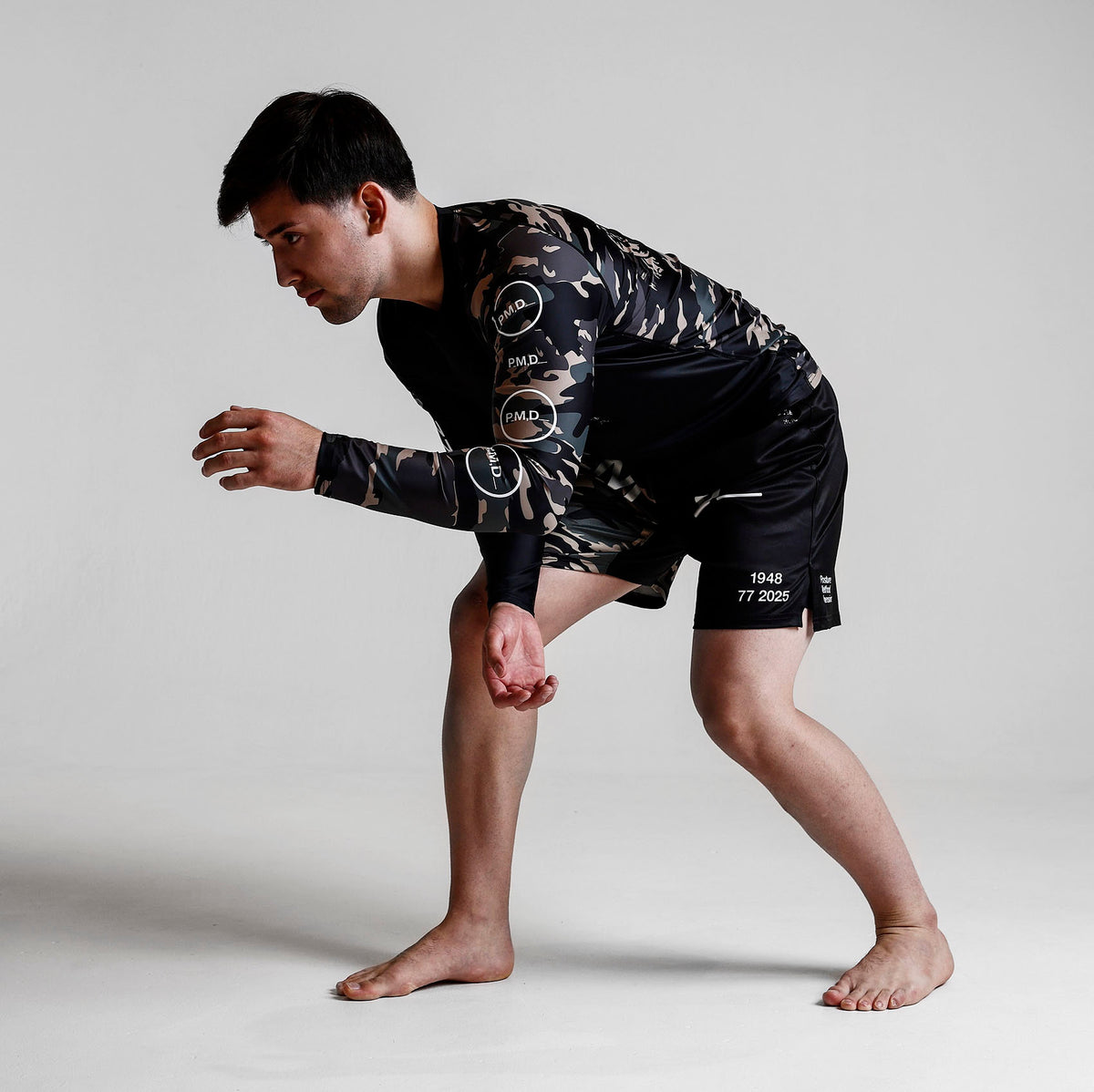 BJJ CAMO FIGHT SHORTS