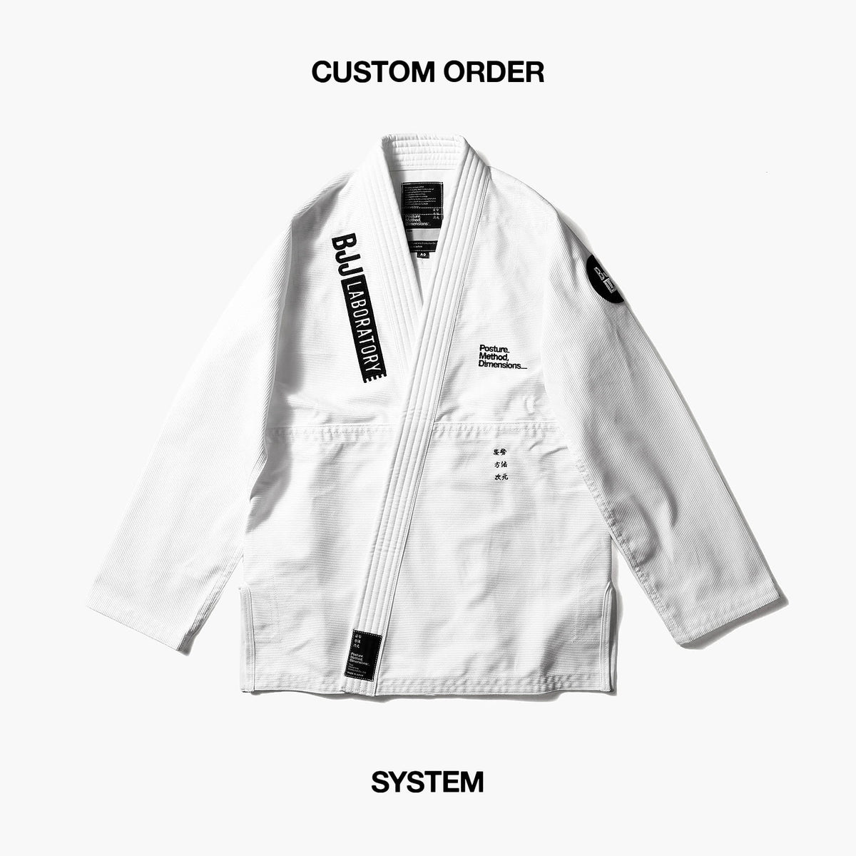 BJJ LAB × P_M,D_ SPECIMEN_01 / White / カスタムオーダー