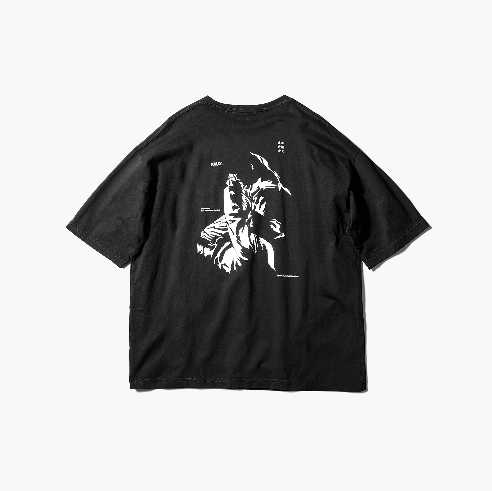 BLACK ROLL TEE
