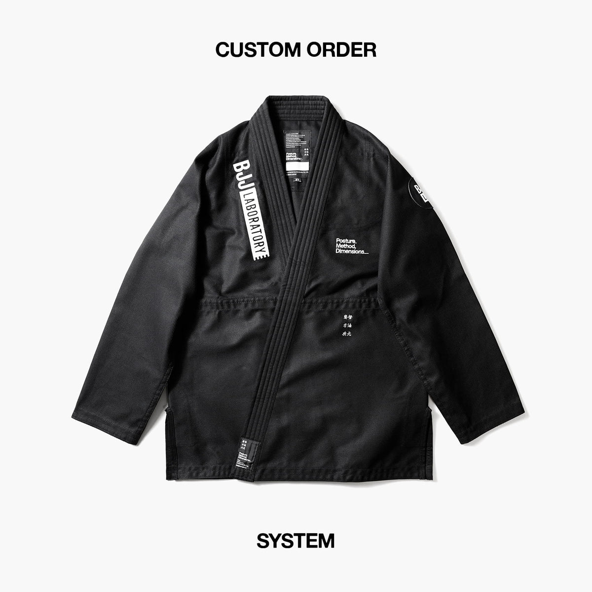 BJJ LAB × P_M,D_ SPECIMEN_01 / Black / カスタムオーダー